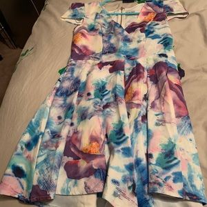Floral tiger mist romper